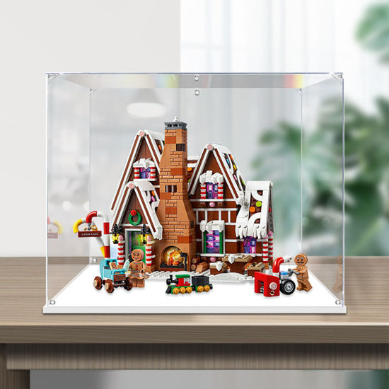 Picture of Acrylic Display Case for LEGO 10267 Creator Gingerbread House Figure Storage Box Dust Proof Glue Free