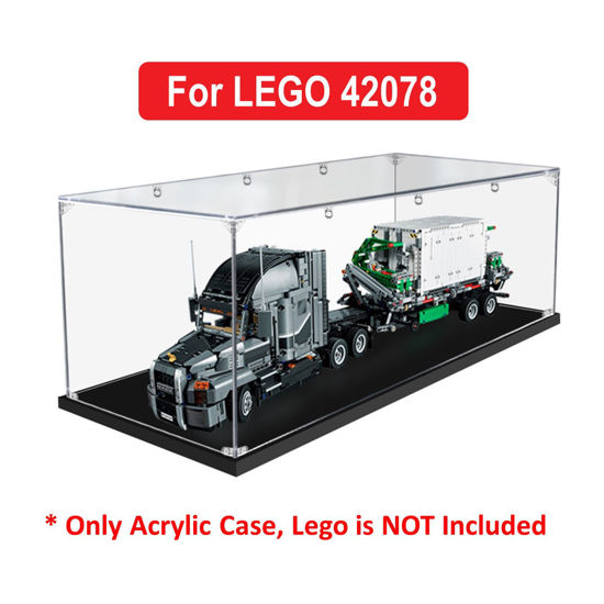 Picture of Acrylic Display Case for LEGO 42078 TECHNIC Mack Anthem Figure Storage Box Dust Proof Glue Free