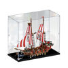 Picture of Acrylic Display Case for LEGO 70413 Pirates the Brick Bounty Figure Storage Box Dust Proof Glue Free