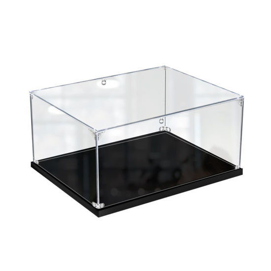 Picture of Acrylic Display Case for LEGO 75292 STAR WARS The Razor Crest Mandalorian Figure Storage Box Dust Proof Glue Free