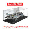 Picture of Acrylic Display Case for LEGO 76042 Marvel Avengers The Shield Helicarrier Figure Storage Box Dust Proof Glue Free