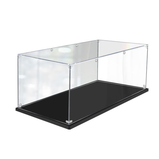 Picture of Acrylic Display Case for LEGO 76042 Marvel Avengers The Shield Helicarrier Figure Storage Box Dust Proof Glue Free