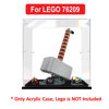 Picture of Acrylic Display Case for LEGO 76209 Marvel Thor's Hammer Figure Storage Box Dust Proof Glue Free