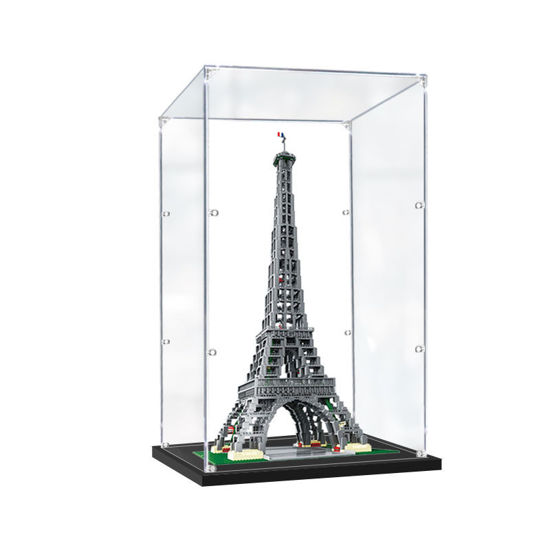 Picture of Acrylic Display Case for LEGO 10181 Creator Expert Eiffel Tower Figure Storage Box Dust Proof Glue Free