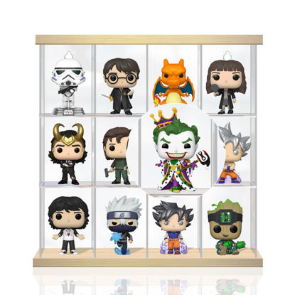 Picture of Acrylic Display Case for Funko Pop! Vinyl DC Comics Emperor Joker 3.75 Inch Compatible 12 Slots Wall Mount Dust Proof Glue Free
