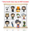 Picture of Acrylic Display Case for Funko Pop! Vinyl Dragon Ball Super Goku Ultra Instinct Sign Metallic 3.75 Inch Compatible 12 Slots Wall Mount Dust Proof