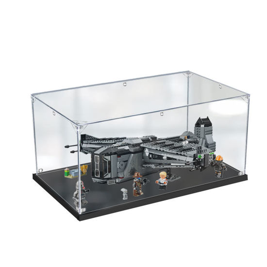 Picture of Acrylic Display Case for LEGO 75323 Star Wars The Justifier Figure Storage Box Dust Proof Glue Free