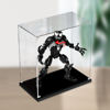 Picture of Acrylic Display Case for LEGO 76230 Marvel Spider-Man Venom Figure Storage Box Dust Proof Glue Free