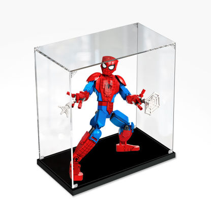 Picture of Acrylic Display Case for LEGO 76226 Marvel Spider-Man Figure Storage Box Dust Proof Glue Free