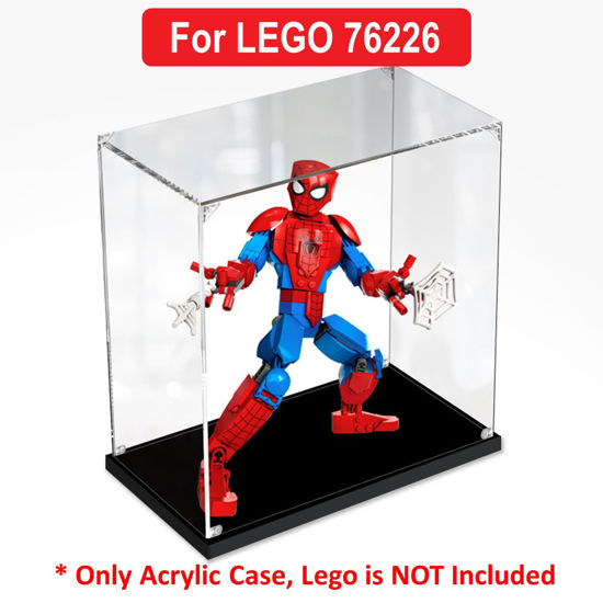 Picture of Acrylic Display Case for LEGO 76226 Marvel Spider-Man Figure Storage Box Dust Proof Glue Free