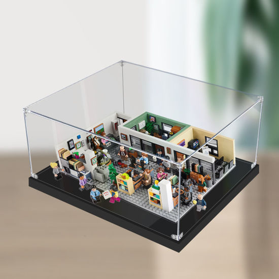 Picture of Acrylic Display Case for LEGO 21336 Ideas The Office Figure Storage Box Dust Proof Glue Free