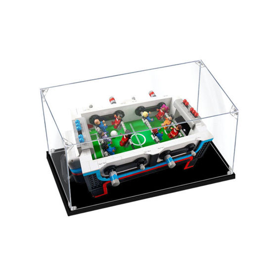 Picture of Acrylic Display Case for LEGO 21337 Ideas Table Football Figure Storage Box Dust Proof Glue Free