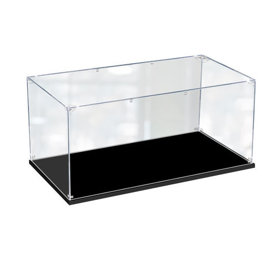 Picture of Acrylic Display Case for LEGO 76956 Jurassic World Jurassic Park T.rex Breakout Figure Storage Box Dust Proof Glue Free