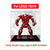 Picture of Acrylic Display Case for LEGO 76210 Marvel Super Heroes Hulkbuster Figure Storage Box Dust Proof Glue Free