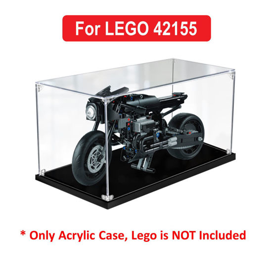 Picture of Acrylic Display Case for LEGO 42155 Technic The Batman Batcycle Figure Storage Box Dust Proof Glue Free
