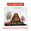 Picture of Acrylic Display Case for LEGO 21338 Ideas A-Frame Cabin Figure Storage Box Dust Proof Glue Free