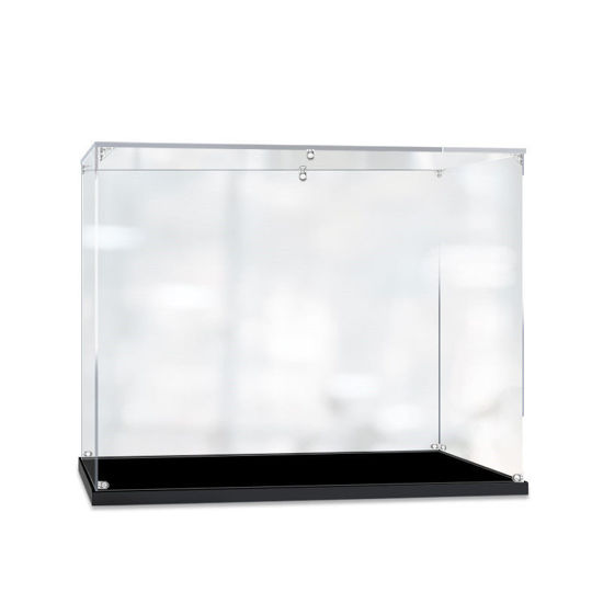 Picture of Acrylic Display Case for LEGO 21338 Ideas A-Frame Cabin Figure Storage Box Dust Proof Glue Free