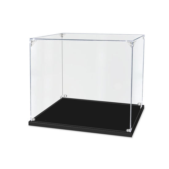 Picture of Acrylic Display Case for LEGO 75352 Star Wars Emperors Throne Room Diorama Figure Storage Box Dust Proof Glue Free