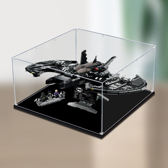 Picture of Acrylic Display Case for LEGO 76161 DC Comics Super Heroes 1989 Batwing Figure Storage Box Dust Proof Glue Free
