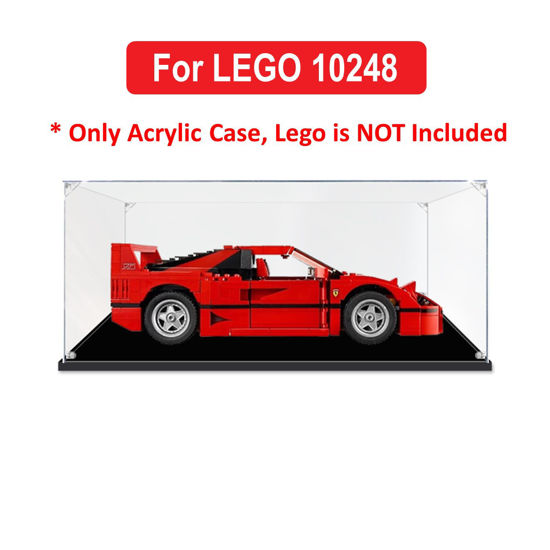 Picture of Acrylic Display Case for LEGO 10248 Creator Ferrari F40 Figure Storage Box Dust Proof Glue Free