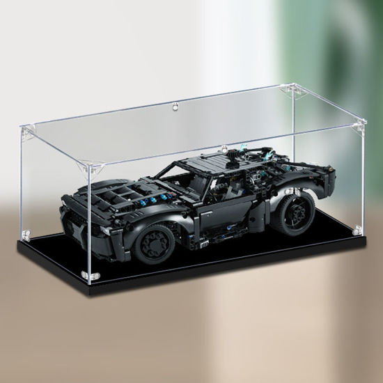 Picture of Acrylic Display Case for LEGO 42127 Technic The Batman Batmobile Figure Storage Box Dust Proof Glue Free