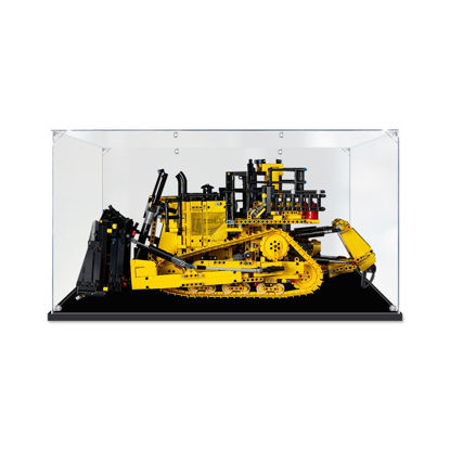 Picture of Acrylic Display Case for LEGO 42131 Technic App-Controlled Cat D11 Bulldozer Figure Storage Box Dust Proof Glue Free