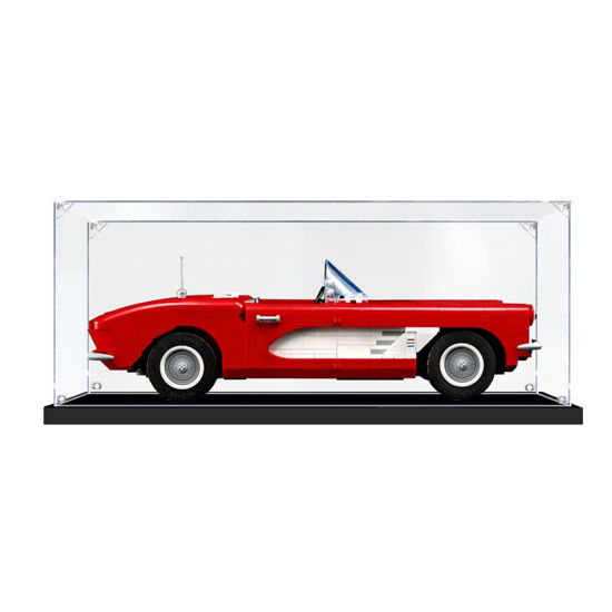 Picture of Acrylic Display Case for LEGO 10321 Icons Corvette Figure Storage Box Dust Proof Glue Free