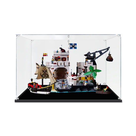 Picture of Acrylic Display Case for LEGO 10320 Icons Eldorado Fortress Figure Storage Box Dust Proof Glue Free