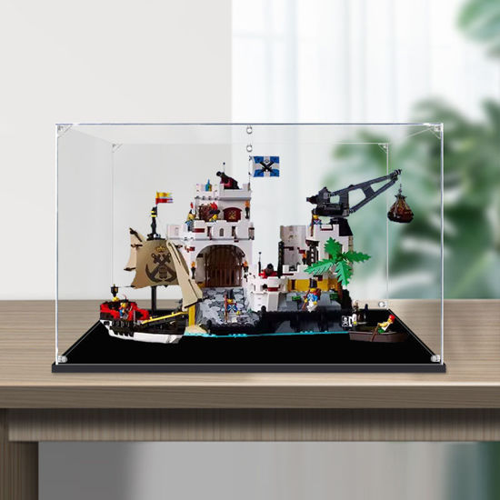 Picture of Acrylic Display Case for LEGO 10320 Icons Eldorado Fortress Figure Storage Box Dust Proof Glue Free