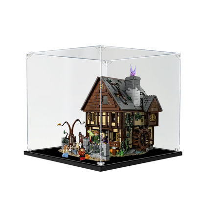 Picture of Acrylic Display Case for LEGO 21341 Ideas Disney Hocus Pocus The Sanderson Sisters Cottage Figure Storage Box Dust Proof Glue Free