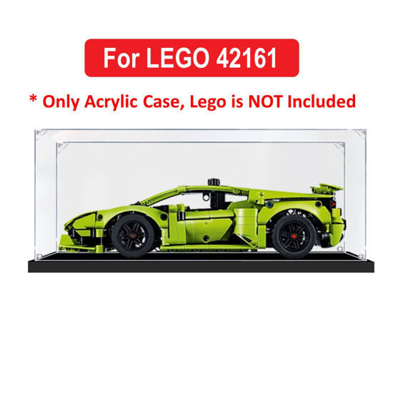 Picture of Acrylic Display Case for LEGO 42161 Technic Lamborghini Huracan Tecnica Figure Storage Box Dust Proof Glue Free