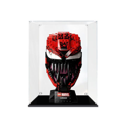 Picture of Acrylic Display Case for LEGO 76199 Marvel Super Heroes Carnage Figure Storage Box Dust Proof Glue Free