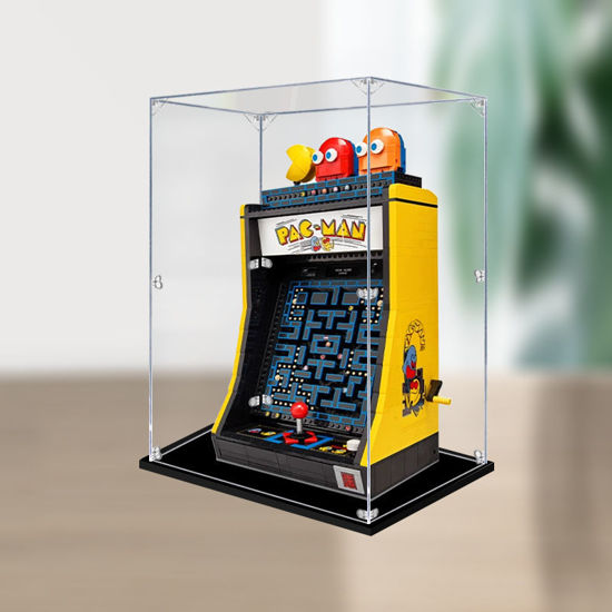Picture of Acrylic Display Case for LEGO 10323 ICONS PAC-MAN Arcade Figure Storage Box Dust Proof Glue Free