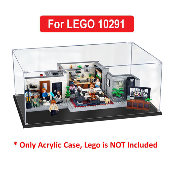 Picture of Acrylic Display Case for LEGO 10291 Icons Queer Eye The Fab 5 Loft Figure Storage Box Dust Proof Glue Free