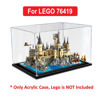 Picture of Acrylic Display Case for LEGO 76419 Harry Potter Hogwarts Castle and Grounds Figure Storage Box Dust Proof Glue Free