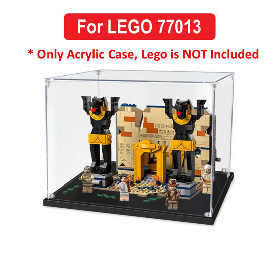 Picture of Acrylic Display Case for LEGO 77013 Indiana Jones Escape from the Lost Tomb Figure Storage Box Dust Proof Glue Free