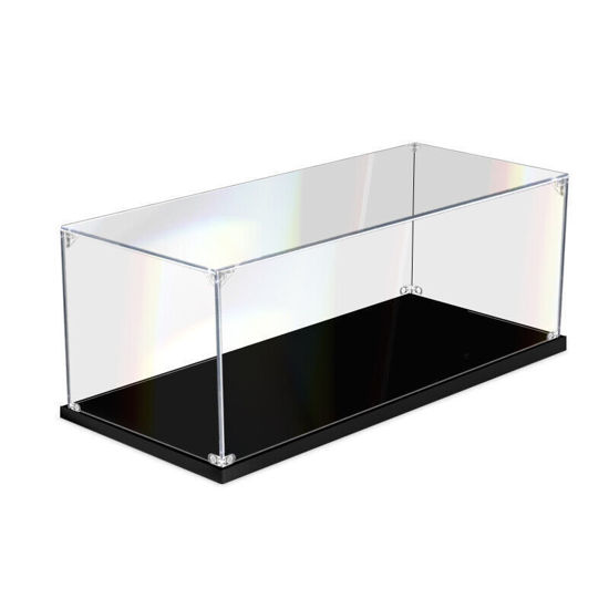 Picture of Acrylic Display Case for 1:18 Diecast Car Model Figure Storage Box Dust Proof Glue Free