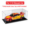 Picture of Acrylic Display Case for 1:12 Diecast Car Model Figure Storage Box Dust Proof Glue Free