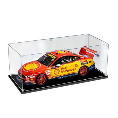 Picture of Acrylic Display Case for 1:12 Diecast Car Model Figure Storage Box Dust Proof Glue Free