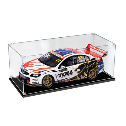 Picture of Acrylic Display Case for 1:18 AUTHENTIC TOLL HRT HOLDEN VF COMMODORE 2013 AUSTIN 400 #22 COURTNEY Diecast Car Model Dust Proof Glue Free