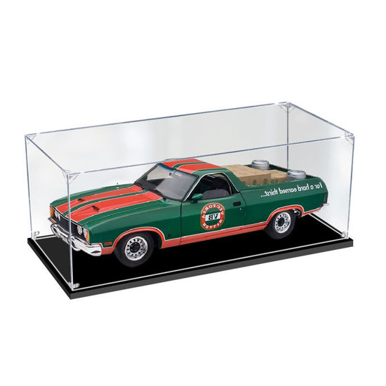 Picture of Acrylic Display Case for 1:18 CLASSIC CARLECTABLES FORD XC FALCON GS UTE VICTORIA BITTER Diecast Car Model Figure Storage Box Dust Proof Glue Free