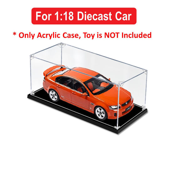 Picture of Acrylic Display Case for 1:18 HOLDEN VE COMMODORE SS V IGNITION Diecast Car Model Figure Storage Box Dust Proof Glue Free