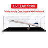 Picture of Acrylic Display Case for LEGO 10318 Icons Airbus Concorde Figure Storage Box Dust Proof Glue Free
