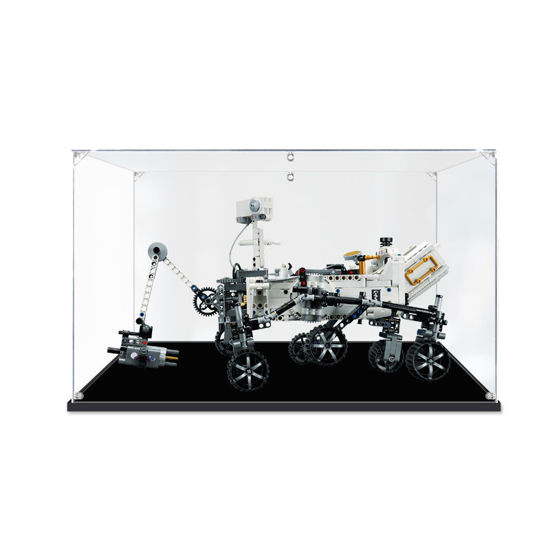 Picture of Acrylic Display Case for LEGO 42158 Technic NASA Mars Rover Perseverance Figure Storage Box Dust Proof Glue Free