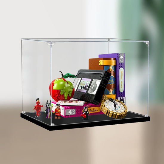 Picture of Acrylic Display Case for LEGO 43227 Disney Villain Icons Figure Storage Box Dust Proof Glue Free