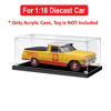 Picture of Acrylic Display Case for 1:18 CLASSIC CARLECTABLES HOLDEN EH UTE SHELL LIVERY Diecast Car Model Figure Storage Box Dust Proof Glue Free