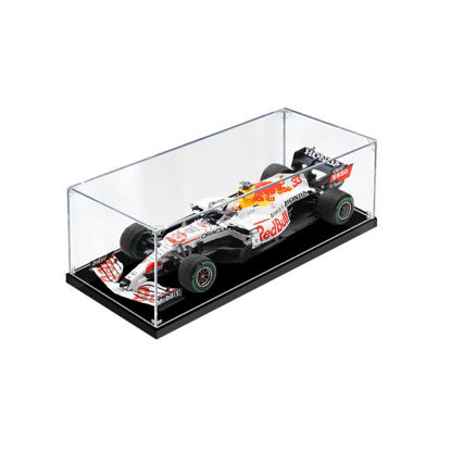 Picture of Acrylic Display Case for 1:18 SPARK F1 RED BULL RB16B #33 VERSTAPPEN 2021 TURKISH GP Diecast Car Model Figure Storage Box Dust Proof Glue Free