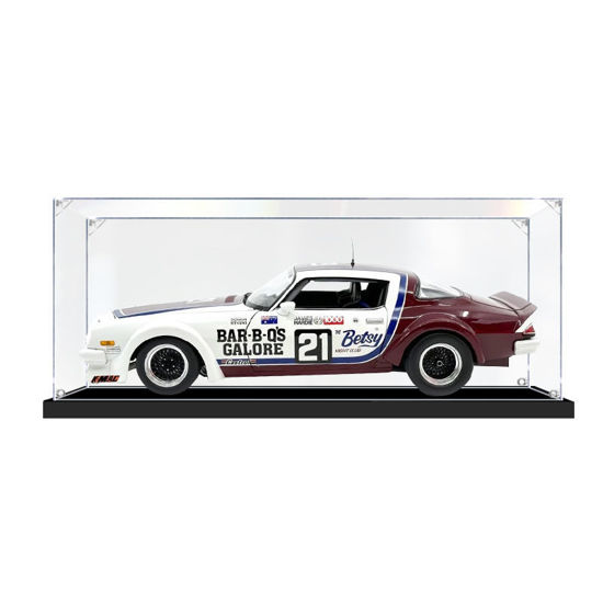 Picture of Acrylic Display Case for 1:18 CLASSIC CARLECTABLES CHEVROLET CAMARO Z28 1981 BATHURST 1000 #21 DICKSON/STEVENS Diecast Car Model Dust Proof Glue Free