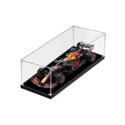 Picture of Acrylic Display Case for 1:18 SPARK F1 RED BULL RB16B WINNER 2021 ABU DHABI GP / WORLD CHAMPION #33 VERSTAPPEN Diecast Car Model Dust Proof Glue Free