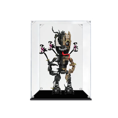 Picture of Acrylic Display Case for LEGO 76249 Marvel Super Heroes Venomised Groot Figure Storage Box Dust Proof Glue Free